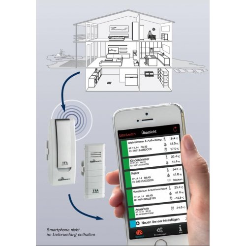 Датчик температуры/влажности + датчик бассейна TFA 30331002