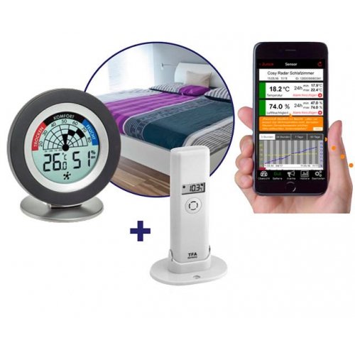 Термогигрометр для смартфонов TFA 31400802