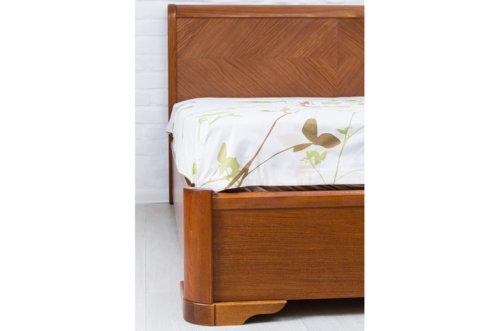Ліжко двоспальне МІКС-меблі Ассоль 160х200 бук з підйомним механізмом