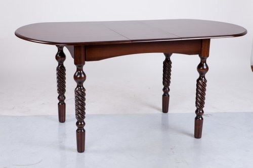 Стіл обідній розкладний МІКС-меблі Бруно темний горіх