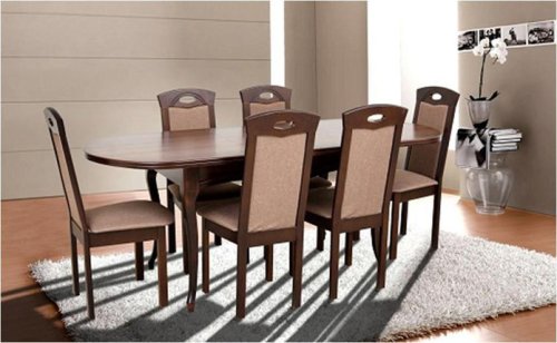 Стол обеденный раскладной МИКС-мебель Оливер темный орех