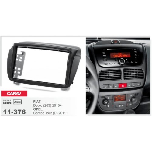 Рамка перехідна CARAV 11-376 Fiat Doblo; (263) 2010-> Opel Combo 2012-> 16057