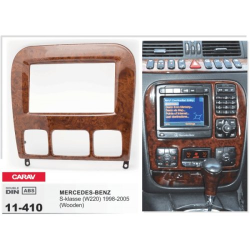 Рамка переходная CARAV 11-410 Mercedes-Benz S (W220) 1998-2005 (wooden)