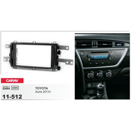 Рамка перехідна CARAV 11-512 Toyota Auris 2013-> 2DIN