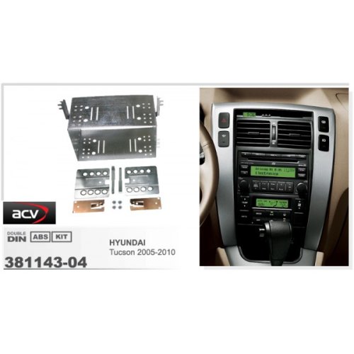 Рамка переходная ACV 381143-04 Hyundai Tucson(05->)