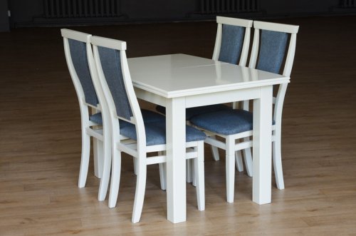 Стол обеденный раскладной МИКС-мебель Петрос бук слоновая кость