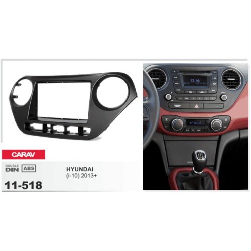Рамка перехідна CARAV 11-518 Hyundai i10 2013+ 2din