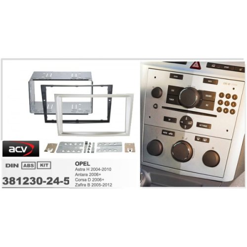 Рамка переходная ACV 381230-24-5 Opel Astra H/Corsa D/Zafira B (satin-stone) kit