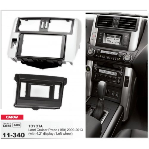 Рамка перехідна CARAV 11-340 Toyota LC Prado (150) 2009+ (with 4.2 "display)