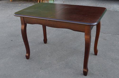 Стол обеденный раскладной МИКС-мебель Лидер Орех темный