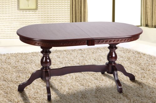 Стол обеденный раскладной МИКС-мебель Оскар Люкс Венге-шоколад