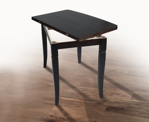 Стіл обідній розкладний МІКС-меблі Еріка шпон дуба коньячний