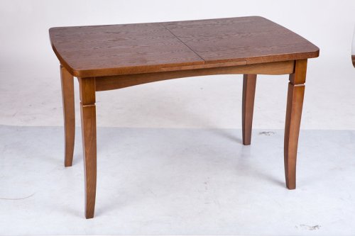 Стол обеденный раскладной МИКС-мебель Леон шпон дуба орех