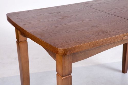 Стол обеденный раскладной МИКС-мебель Леон шпон дуба орех