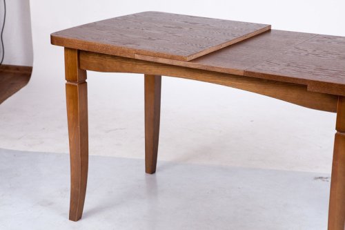 Стол обеденный раскладной МИКС-мебель Леон шпон дуба орех