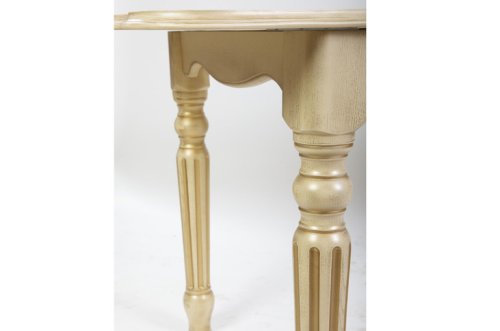 Стол обеденный раскладной МИКС-мебель Венеция ясень 120х80 слоновая кость