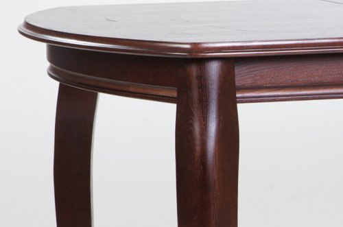 Стол обеденный раскладной МИКС-мебель Турин ясень 110х70 темный орех