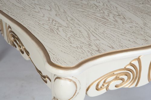 Стол журнальный МИКС-мебель Скарлет слоновая кость