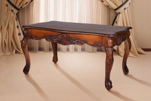 Стол журнальный МИКС-мебель Скарлет орех антик