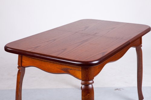 Стіл обідній розкладний МІКС-меблі Гаїті Горіх темний 160x85 дуб