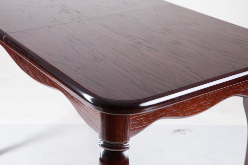 Стіл обідній розкладний МІКС-меблі Гаїті Каштан 120x70 Дуб