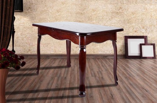 Стіл обідній розкладний МІКС-меблі Гаїті Каштан 120x70 Дуб