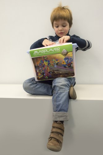 Магнитный конструктор Magplayer 198 эл. (MPT-198)