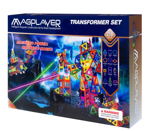 Магнитный конструктор Magplayer 218 эл. (MPA-218)