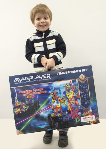 Магнитный конструктор Magplayer 218 эл. (MPA-218)