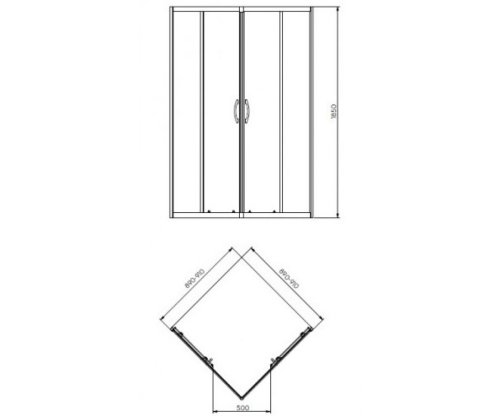 Душова кабіна Kolo Rekord PKDK90222003