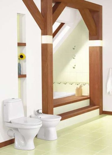 Унитаз-компакт Cersanit Eko 2000 E011 3/6 L (с сиденьем дюропласт)