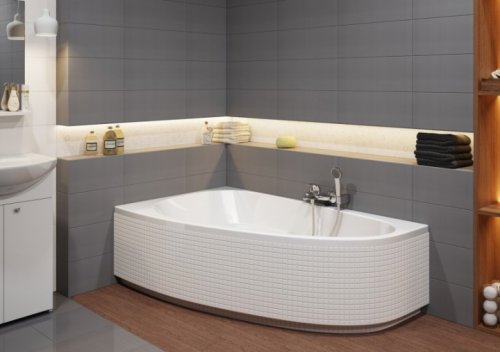 Ванна Cersanit Joanna New 160x95 L (с ножками)