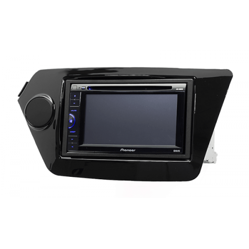 Рамка переходная Carav 11-412 KIA Rio (QB), K2 (QB) 2011+ Piano Black 2-DIN