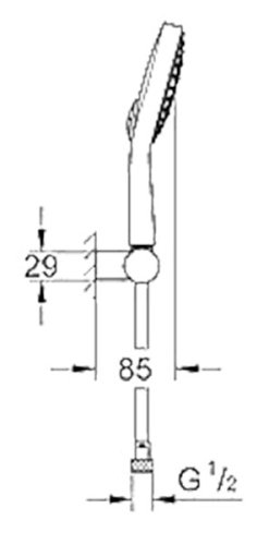Душовий набір Grohe Power & Soul Cosmopolitan 27741000