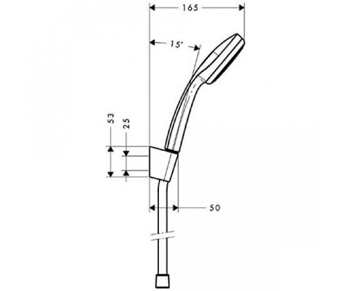 Душевой набор Hansgrohe Croma 100 27575000