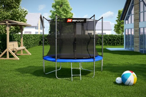 Батут Hop-Sport 8 ft Blue (244 см, с внутренней сеткой)