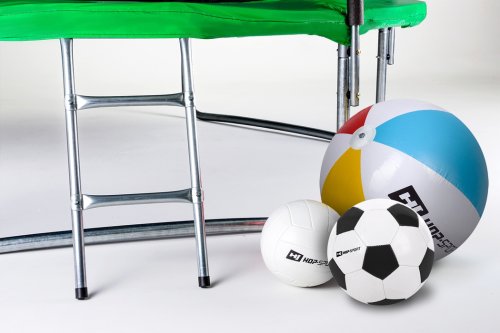 Батут Hop-Sport 14 ft Green (427 см, с внутренней сеткой)