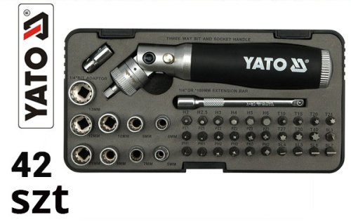 Отвертка YATO YT-2806 (Набор 42 предмета)