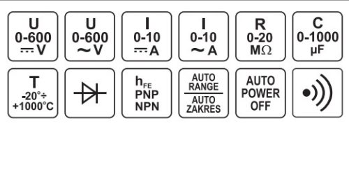 Мультиметр цифровой YATO YT-73084