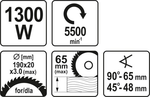 Дискова пилка YATO YT-82150