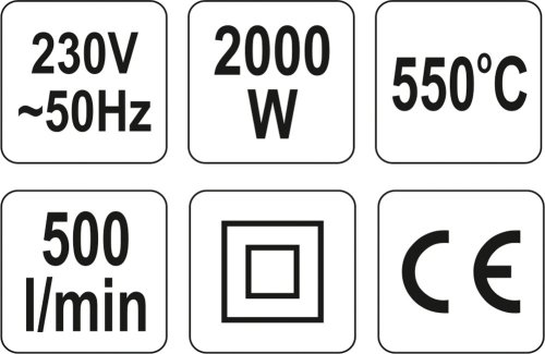 Строительный фен YATO YT-82288