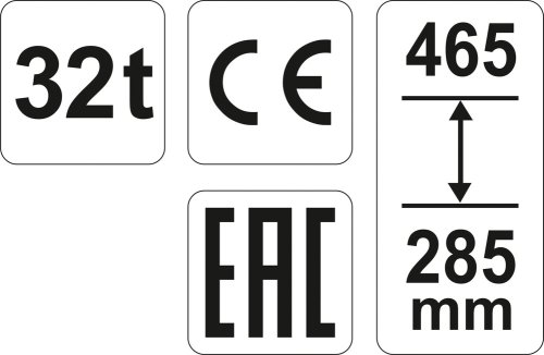 Домкрат YATO YT-17008 (32 т)