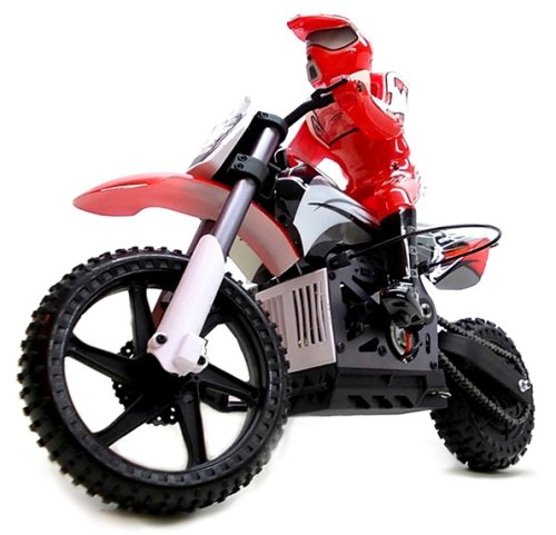 Мотоцикл 1:4 Himoto Burstout MX400 Brushed (красный)