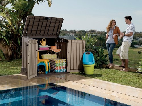 Ящик для хранения Keter Store it Out Midi Бежево-коричневый (845 л)