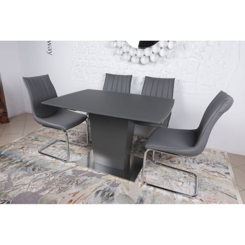 Стол обеденный Nicolas Oxford Графит MD000142