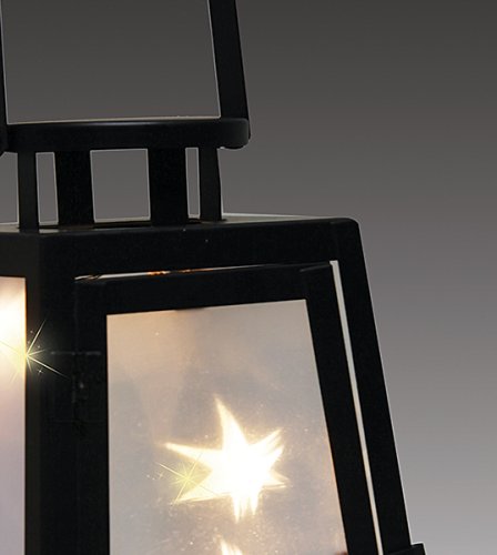 Декоративный фонарь металлический Luca Lighting 14х14х25см Черный