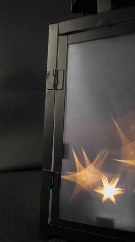 Декоративный фонарь металлический Luca Lighting 14х14х25см Черный