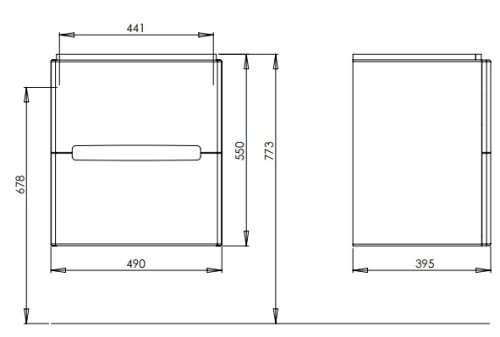 Тумба под умывальник KOLO MODO 89424000