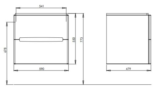 Тумба под умывальник KOLO MODO 89425000