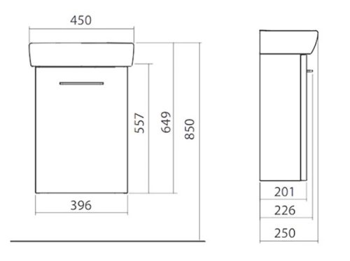 Тумба с умывальником KOLO NOVA PRO M39002000